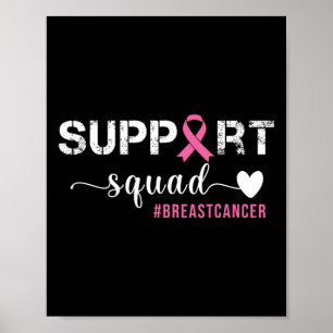 Póster Mujeres con cáncer de mama Apoyo Cáncer de Mama Es