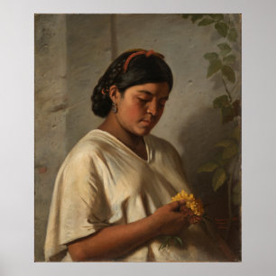 Póster Mujeres con Marigold, Cuadro Famoso
