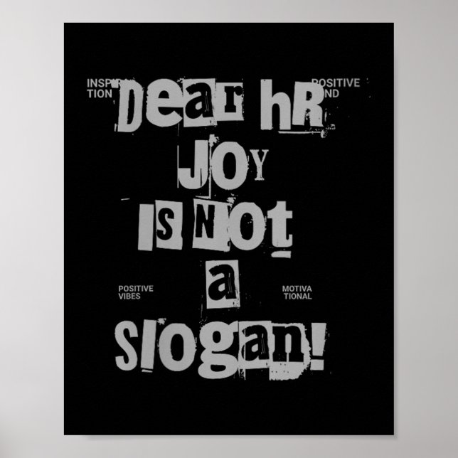 Póster Mujeres Con Trabajo Gracioso Querido Hr, La Alegrí (Frente)