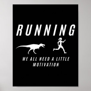 Póster Mujeres Corriendo Con Rapera De Motivador Graciosa