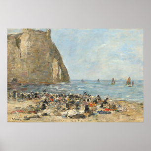 Póster Mujeres de guerra en la playa - Bella Artes Eugène
