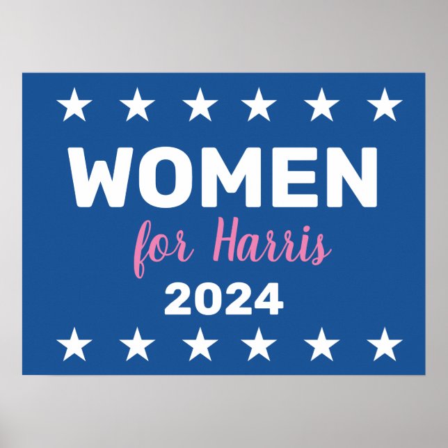 Póster Mujeres De Harris 2024 (Frente)