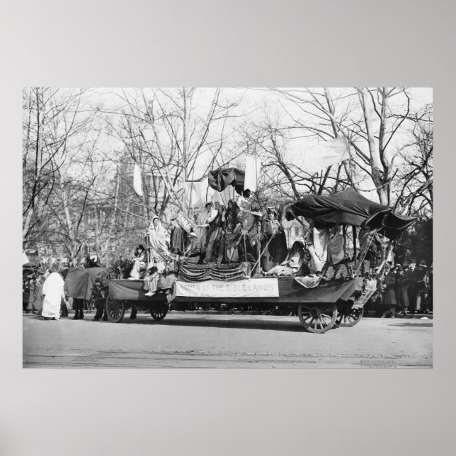 Póster Mujeres de las tierras bíblicas, 1913 (Frente)
