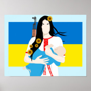 Póster Mujeres de Ucrania