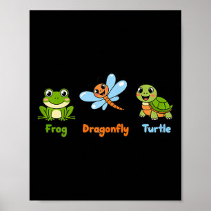 Póster Mujeres divertidas sutil humor político Frog Drago