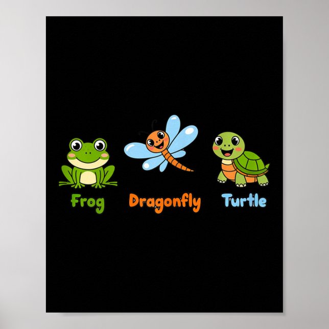 Póster Mujeres divertidas sutil humor político Frog Drago (Frente)