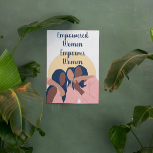 Póster Mujeres empoderadas empoderan a mujeres Poster