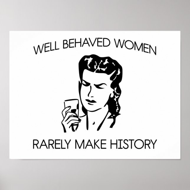 Póster Mujeres En La Historia (Frente)