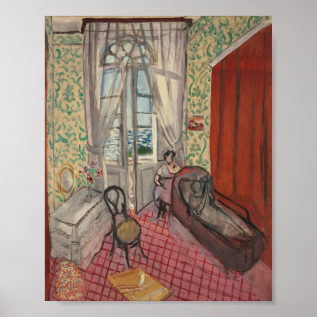 Póster Mujeres en un Sofa de Matisse (Frente)