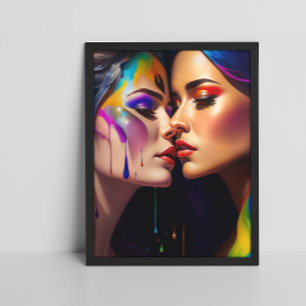 Póster Mujeres enamoradas