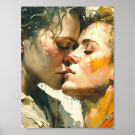 Póster Mujeres enamoradas