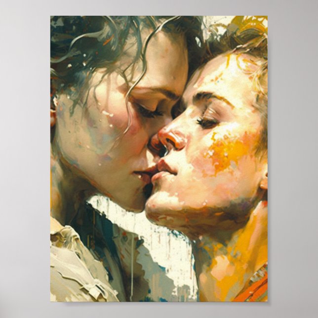 Póster Mujeres enamoradas (Frente)
