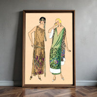 Mujeres flapper vintage
