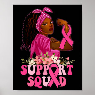 Póster Mujeres fuertes de la cinta apoyan el cáncer de ma
