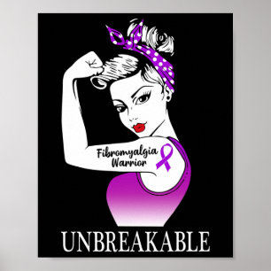 Póster Mujeres fuertes e inquebrantables