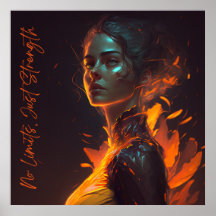 Mujeres fuertes, mundo fuerte - inspirador poster