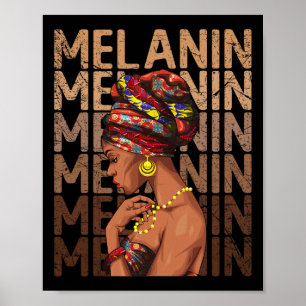 Póster Mujeres Fuertes Negras Afro Amor Melanina Afroamer