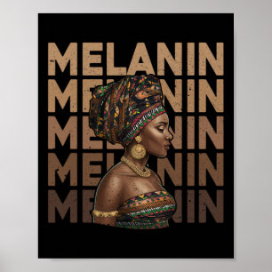 Póster Mujeres Fuertes Negras Afro Amor Melanina Afroamer