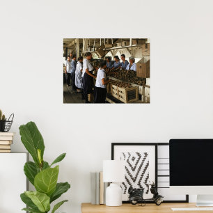 Póster Mujeres granjeras de la Primera Guerra Mundial emp