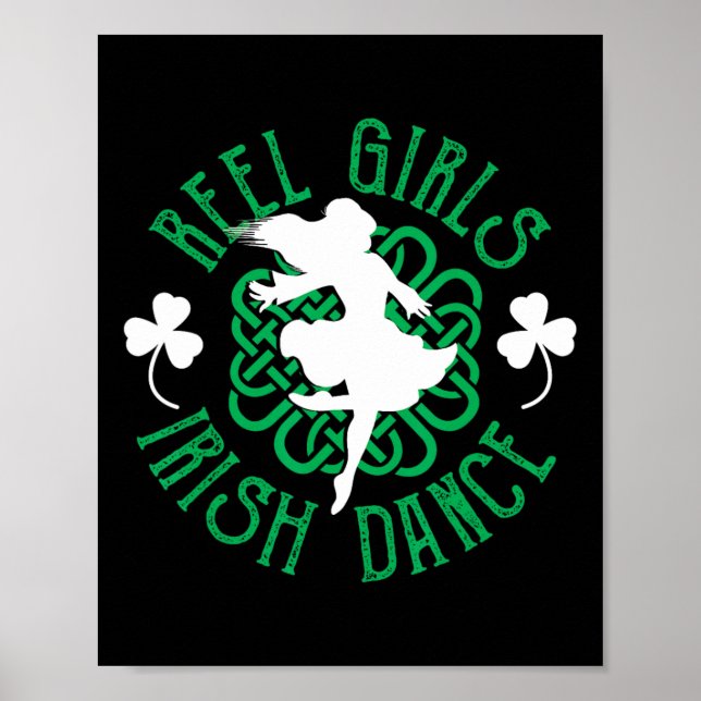 Póster Mujeres irlandesas Step Dancer Step Step Step Danc (Frente)