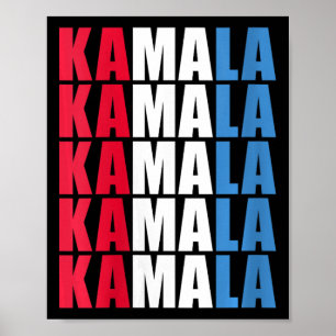 Póster Mujeres Kamala 2024 Por El Presidente Kamala Harri