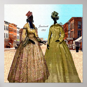 Póster Mujeres Libres el Día de la Libertad • Juneteenth 