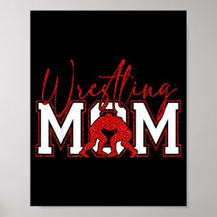 Póster Mujeres Luchando Mamá Divertido Lucha Luchadora Ma