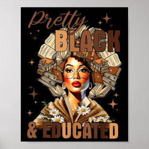 Póster Mujeres Negras Educadas y Atractivas Profesora His
