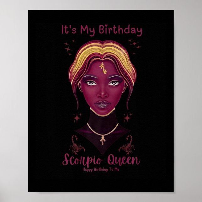 Póster Mujeres negras estadounidenses es mi búsqueda de c (Frente)