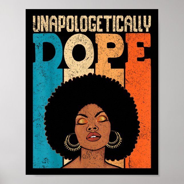 Póster Mujeres negras sin arrepentirse, Junetee de Histor (Frente)