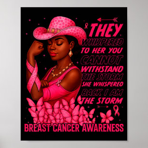 Póster Mujeres Negras Supervivientes de Cáncer de Mama Nk