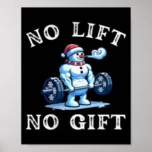 Póster Mujeres No Levantan No Regalan Divertido Entrenami