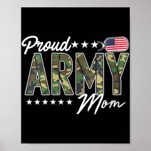 Póster Mujeres Ocp Orgullosas Mamá Del Ejército Por Madre
