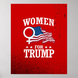 PÓSTER MUJERES PARA TRUMP