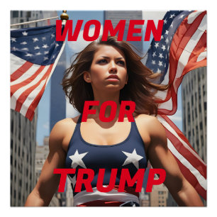 PÓSTER MUJERES PARA TRUMP