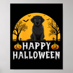 Póster Mujeres Perro Labrador Negro Hombres Mujeres Niños