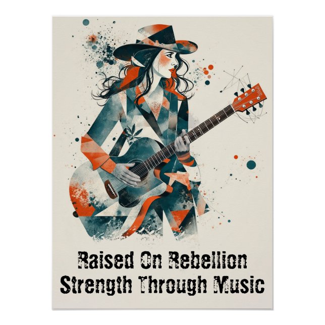 Póster Mujeres personalizables Resumen arte Inspirador (Anverso)