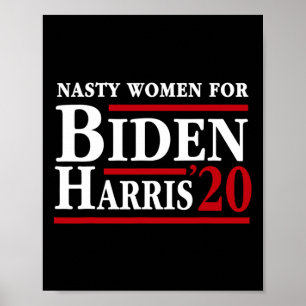 Póster Mujeres Por Joe Biden Kamala Harris 2020 Anti Trum