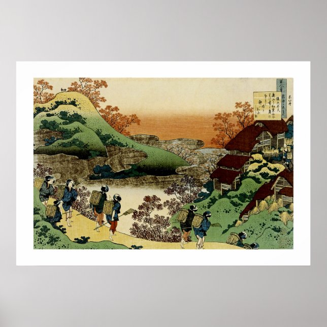 Póster Mujeres regresando a casa al atardecer (Frente)