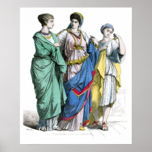 Póster Mujeres romanas antiguas