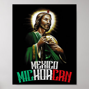 Póster Mujeres San Jude Thaddeus Michoacán México San Ju