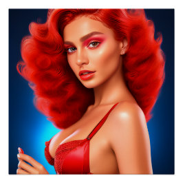 Póster Mujeres Seductivas Con Elegancia: