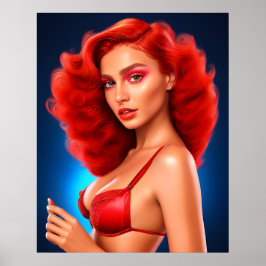 Póster Mujeres Seductivas Con Elegancia: