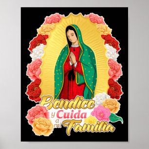 Póster Mujeres Señora Virgen De Guadalupe Santa Virgen Ma