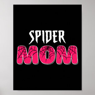 Póster Mujeres Spider Mom Groovy Fiesta de la familia Mam