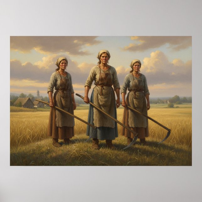 Póster Mujeres Trabajadoras (Frente)