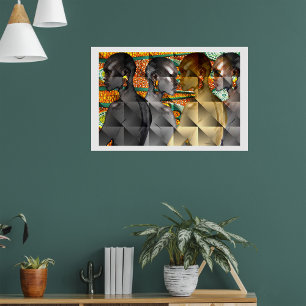 Póster Mujeres tribales de África