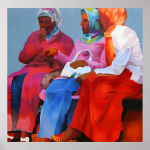 Póster Mujeres turcas en Estambul