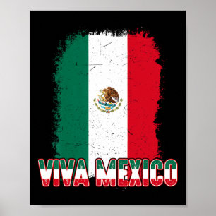 Póster Mujeres Viven la Bandera de México Niños Infierno 