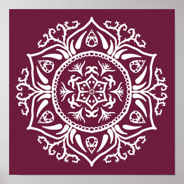 Póster Mulberry Mandala (Frente)